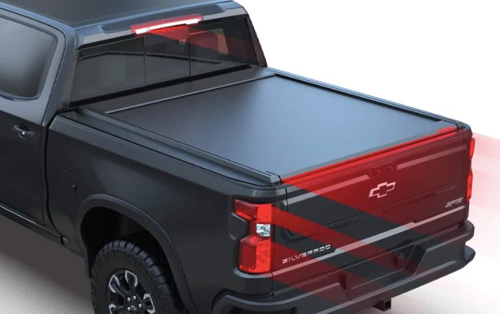 Electric Tonneau Cover with LED - Chevrolet Silverado