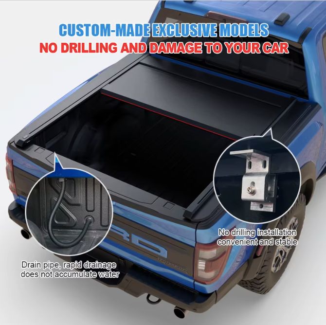 Electric Tonneau Cover with LED - Toyota Tundra